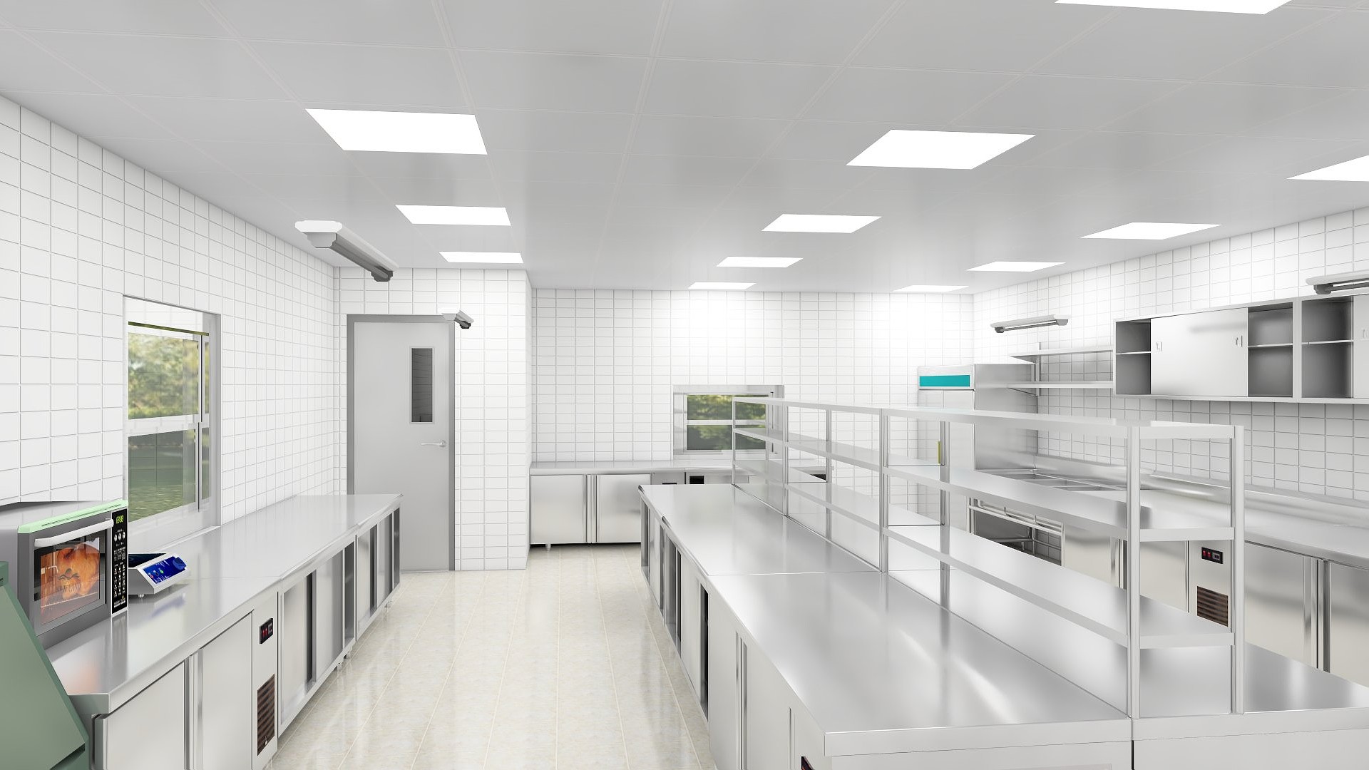 商用廚房設計-后廚空間利用最大化