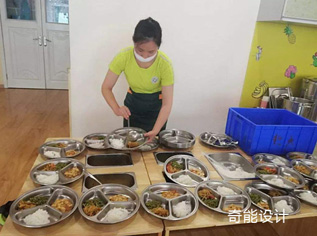 幼兒園食堂廚房布局圖_設計規范