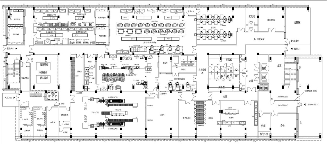 餐飲中央廚房設(shè)計圖